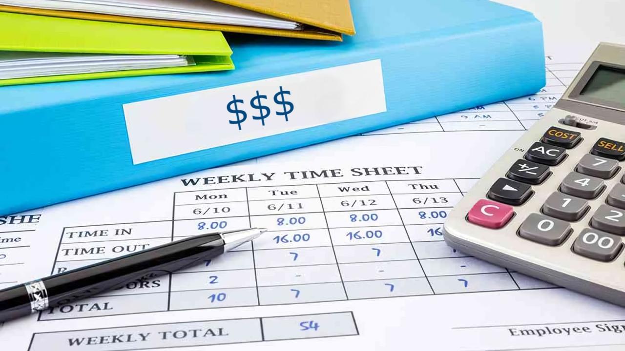 binder and calculator